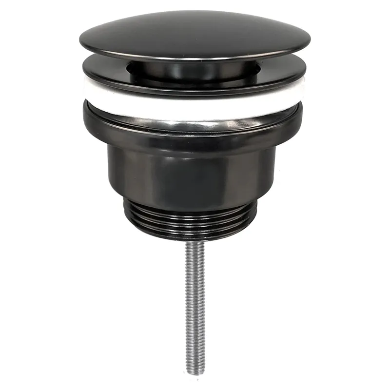 Differnz afvoerplug pop up | design | gun metal | 63mm Op = Op