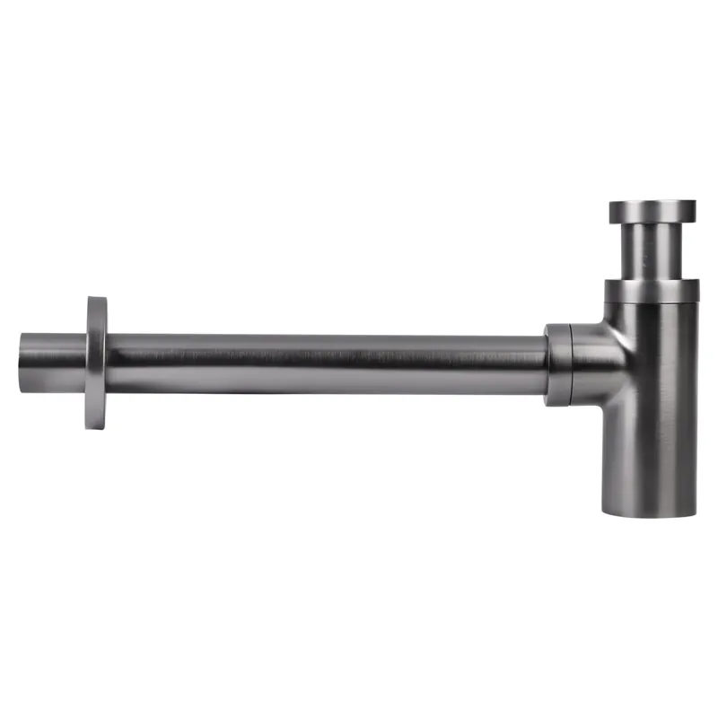 Dagaanbieding Differnz wastafel sifon design | gun metal | 300mm