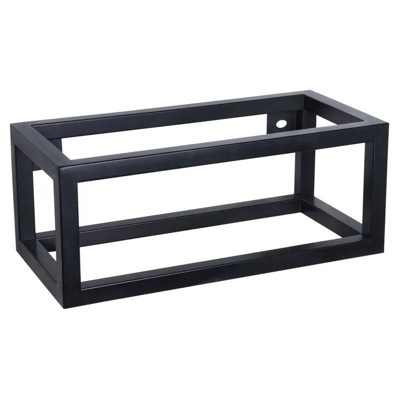 Bestel Nu Differnz handdoekhouder voor fontein | mat zwart | 37.5 x 18.5 x 15.5 cm