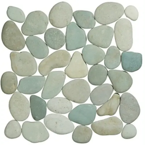 Terre d'Azur Stone Pebbles Green Flores 30x30 cm Goedkoop