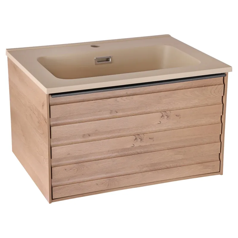 Differnz Elin meubelset FSC® | eiken/mat taupe | 60 cm Seizoensaanbieding