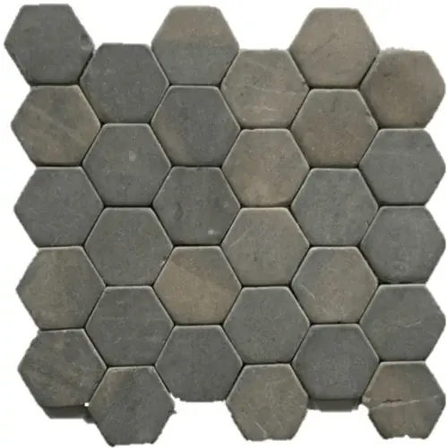 Terre d'Azur Stone Hexagonale Silva Grey 30x30 cm Gecertificeerd
