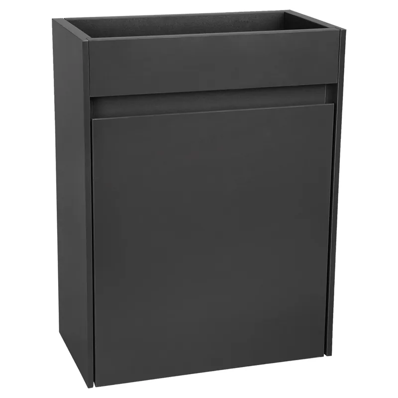Beperkte Voorraad Differnz Hura L meubel links/rechts knock down FSC® | antraciet | 40 cm