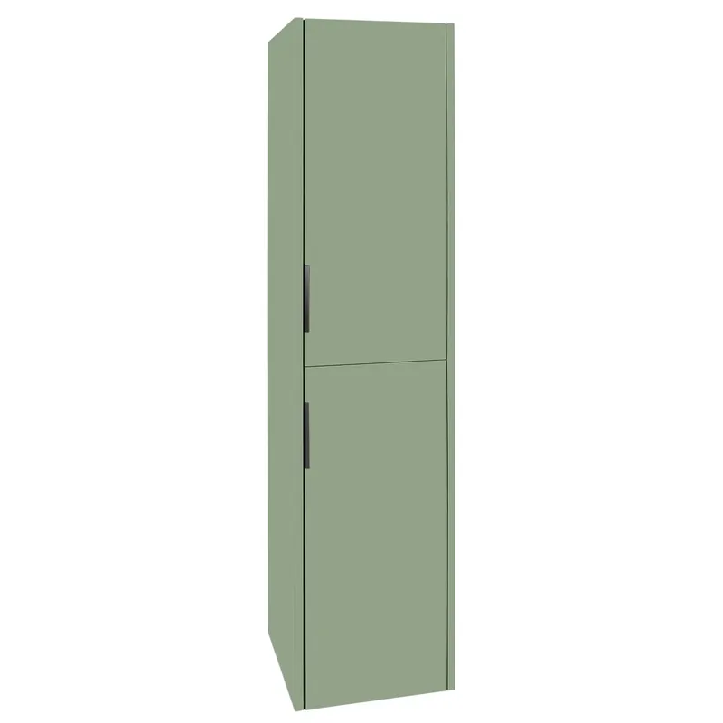 Koopje Differnz Bolo hoge kast knock-down links/rechts FSC® | groen | 160 x 35 x 35 cm