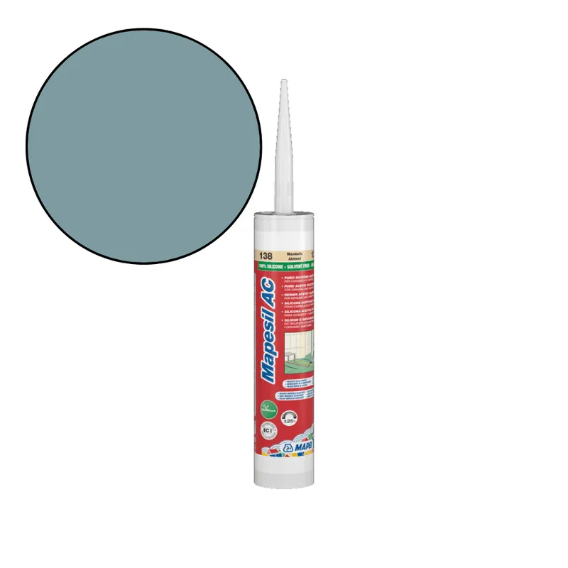 Mapei Mapesil AC - 176 Groen Grijze Siliconenkit Merkproduct