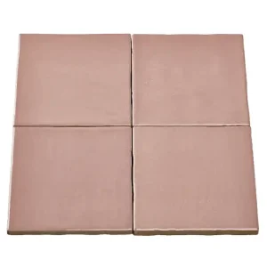 DTG Handvorm Zin Berry Terra Tegel 10x10 cm | Per stuk Gecertificeerd