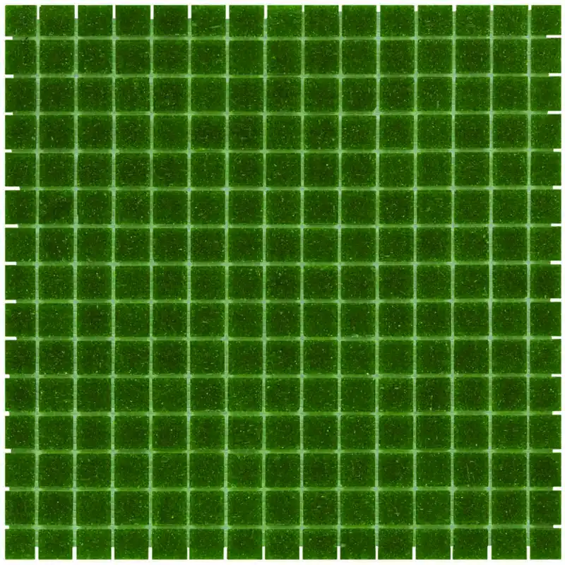 Beperkt Aanbod The Mosaic Factory Amsterdam Mozaiek Tegel Vierkant - Donker Groen Glas Basic 322x322 mm