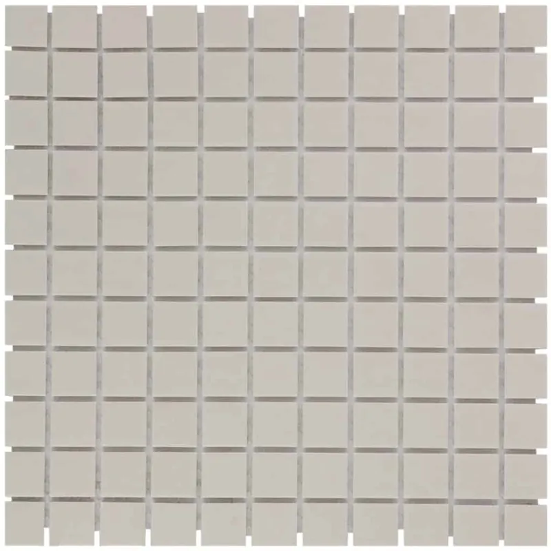 Aanbieding The Mosaic Factory London Mozaiek Tegel Vierkant - Porselein Wit Ongeglazuurd, R11 309x309 mm