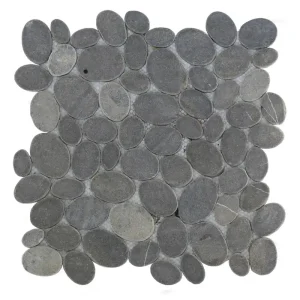 Weekendaanbieding Stabigo Mosaic oval gray 30x30 cm