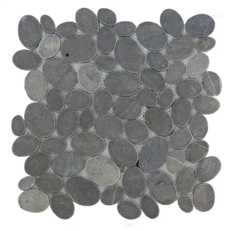 Weekendaanbieding Stabigo Mosaic oval gray 30x30 cm