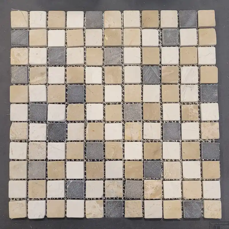 Exclusieve Aanbieding Stabigo Parquet Y 2.4x2.4 mix cream - brown - light gray 30x30 cm