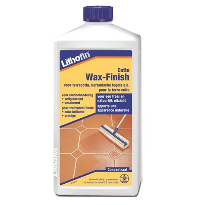 Weekendaanbieding Lithofin Cotto Wax-Finish 1 ltr voor terra cotta vloeren