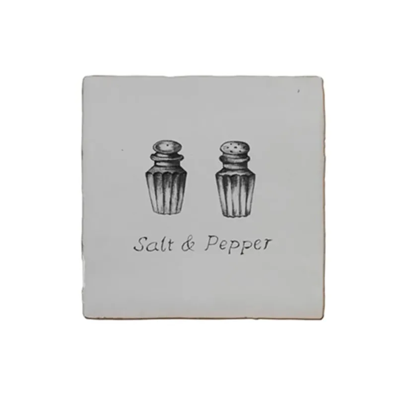 Terre d'Azur Malaga Bone Decor Salt & Pepper 13x13 cm Actieprijs