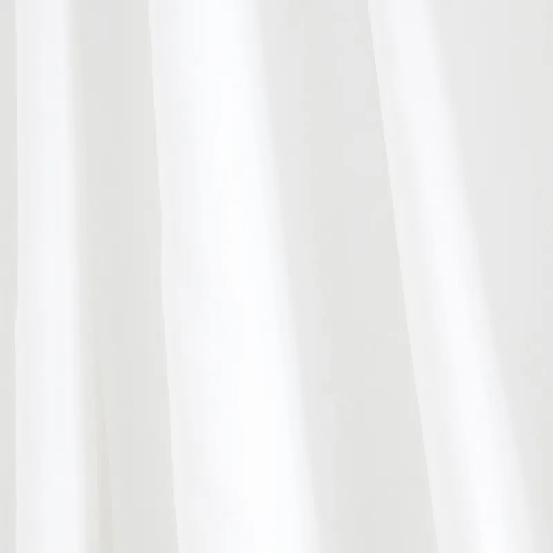 Differnz Color douchegordijn 100% polyester - verzwaarde onderzoom - 240 x 200 cm - wit Shop Nu