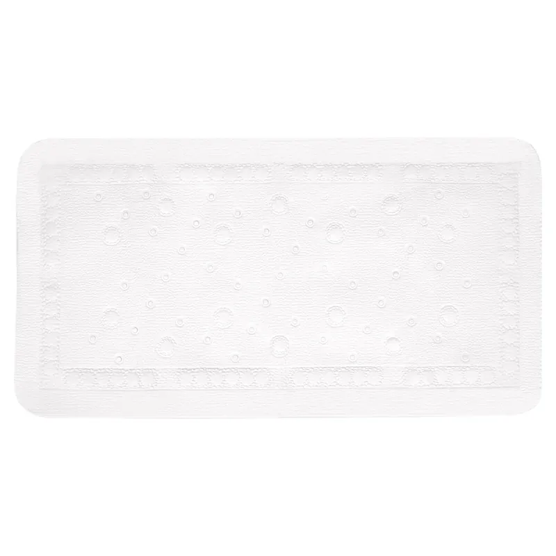 Differnz Tutus inlegmat bad - 100% PVC - anti-slip laag - 68 x 36 cm - wit Voordeelprijs