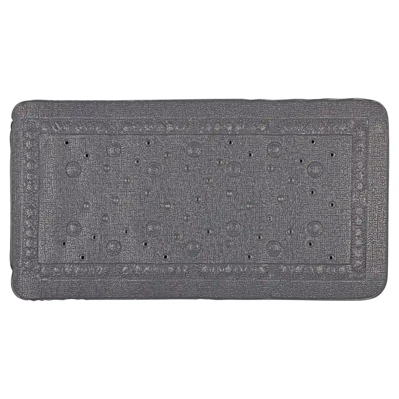 Differnz Tutus inlegmat bad - 100% PVC - anti-slip laag - 68 x 36 cm - antraciet Aanbieding