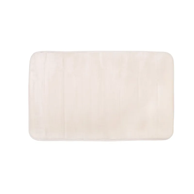 Differnz Relax badmat microfiber/normal foam - 50 x 80 cm - off white Finale Uitverkoop