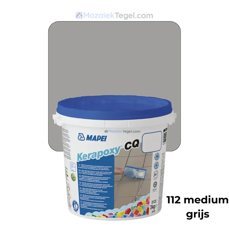 Koop Vandaag Mapei | Kerapoxy Easy Design | 112 Medium Grijs | Voegmiddel