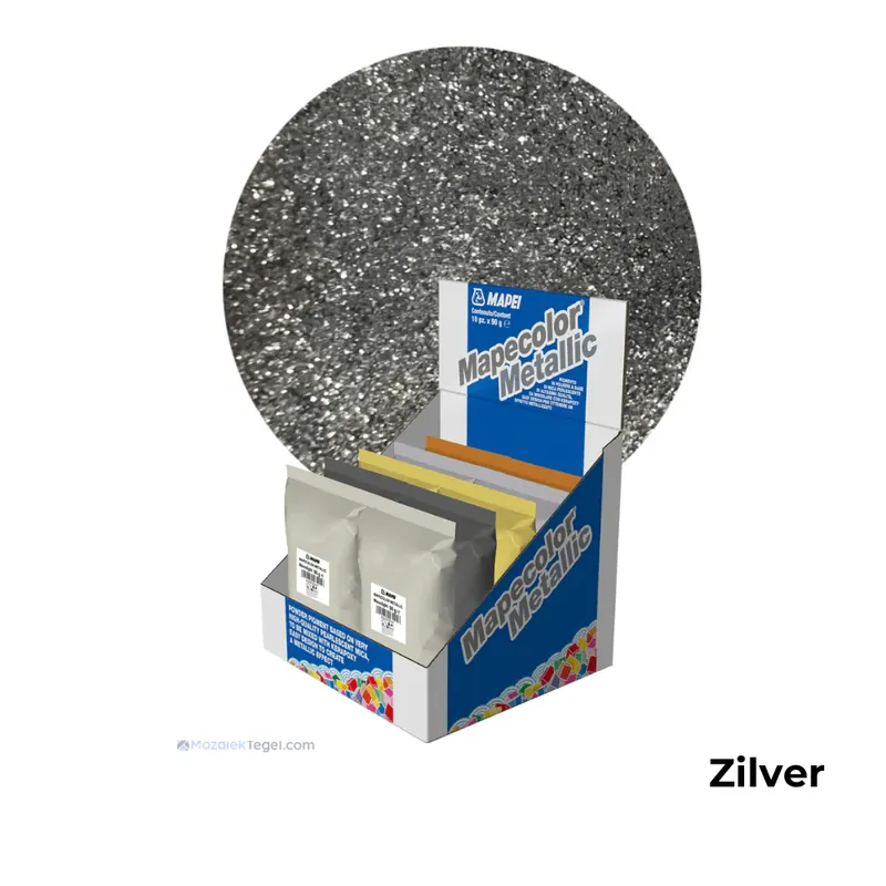 Must-Have Mapei | Mapeglitter | Zilver | Voegmiddel Mengsel | 100 gram