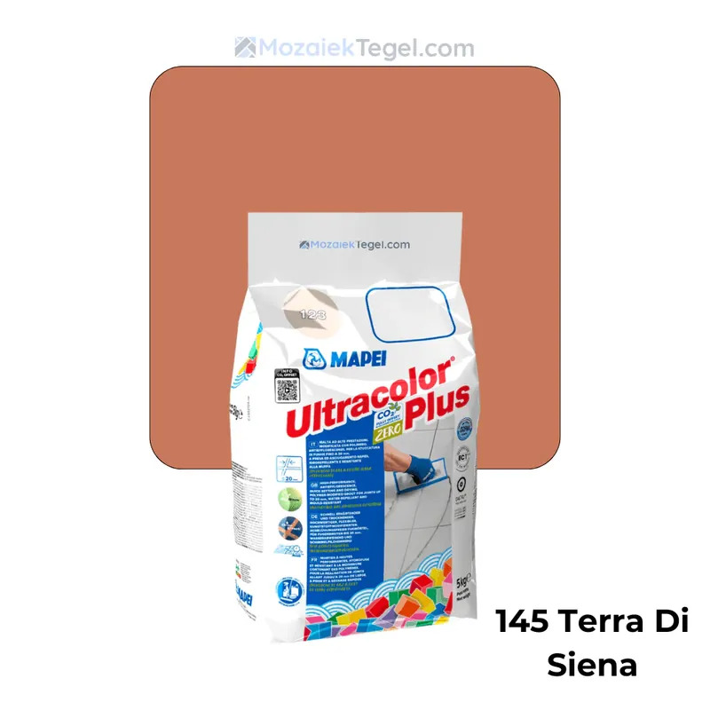 Mapei | Ultracolor Plus | 145 Terra Di Siena | Cementgebonden | Voegmiddel | 5KG Direct Beschikbaar