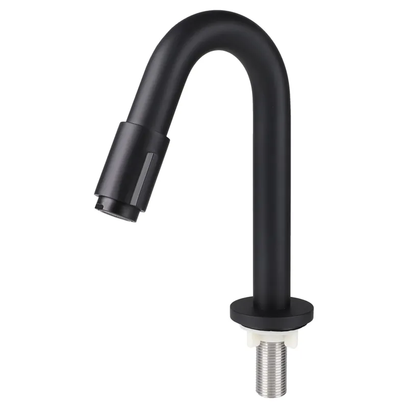 Differnz koudwaterkraan gebogen - 19 cm - mat zwart Actieprijs