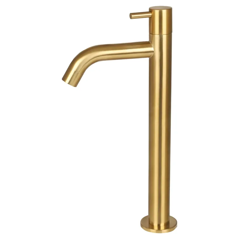 Meest Verkocht Differnz koudwaterkraan hoog - 28.5 x 11.5 cm - mat goud