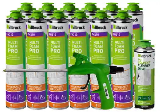 Purschuim FM310 Illbruck Actieset 11 bussen + NBS pistool + reiniger Premium