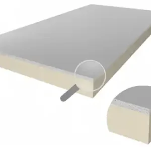 PIR + Fermacell 2600x600x70+10mm Rd:3,20 (=1,56 m²) Nieuw