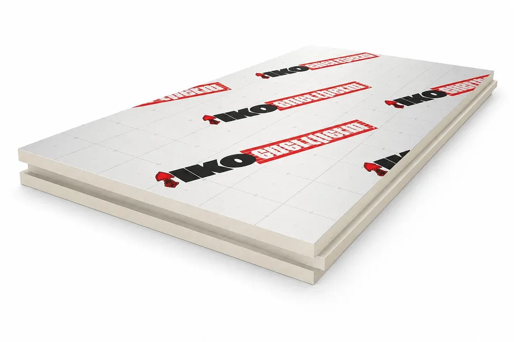 Laatste Versie IKO PIR 2-zijdig aluminium T&G 1200x600x80mm Rd:3.60 (=0,72m²)