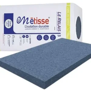 Metisse katoenvezelplaten 1200x600x80mm Rd:2.05 7pl/pak (=5,04 m2) Beste Prijs