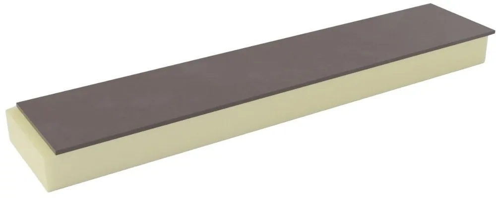 Betrouwbaar XPS kantplank liplas antraciet 100+8mm Rd:2,90 (p/stuk)