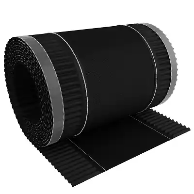 Ondervorst zwart 9005 5mx390mm (per rol) Gratis Retour