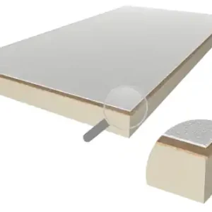 Weekendaanbieding PIR + Agnes plafondplaten wit linnen 1200x600x90+12mm Rd:4.05 (=0,72m²)