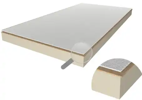 PIR + Agnes plafondplaten wit stuc 1200x600x70+12mm Rd:3.15 (=0,72m²) Weekendaanbieding