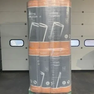 B-keus glaswol rol Cladding mat 44 12000x1200x90mm Rd:2.00 (=14,40m²) Laatste Versie