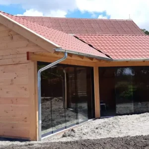 Meest Verkocht Douglas hoekkapschuur Nagele 650x650x500