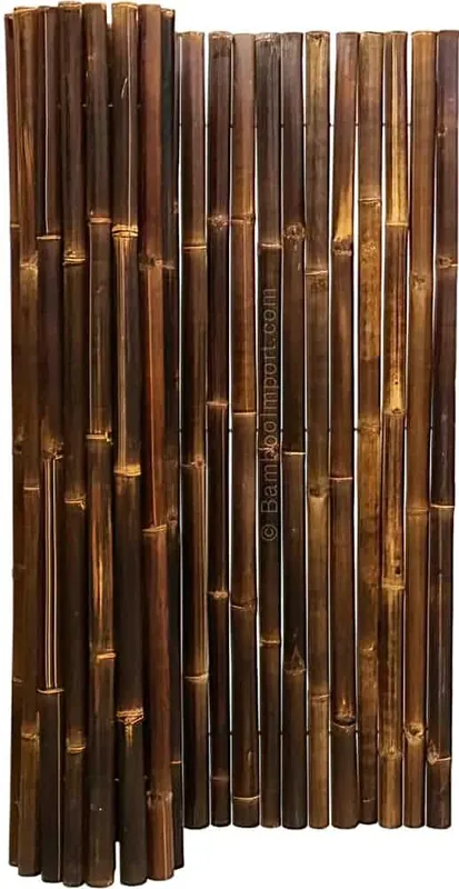 Fabrieksprijs Bamboemat Deluxe zwart 180 x 180 cm