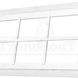 Alleen Vandaag Uitzetraam Douglas wit met kozijn raam 129,6×67,4cm+kozijn 143×80,8cm