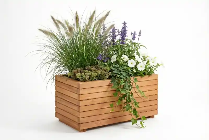 Hete Deal Teakhouten bloembak Maros 100x100x80cm