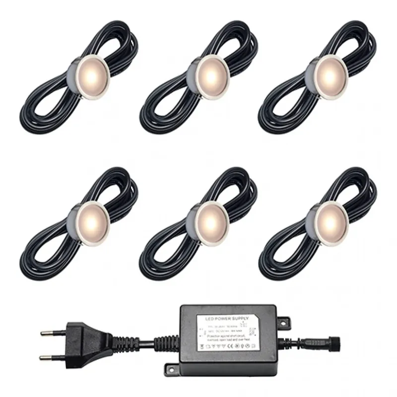 Koop Online Epistar LED vlonderverlichting Alfena | warmwit | set van 6 stuks