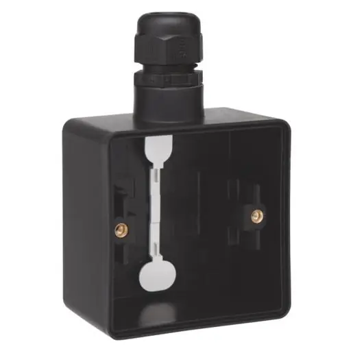 Niko Hydro IP56 opbouwbak 1V zwart Exclusieve Aanbieding
