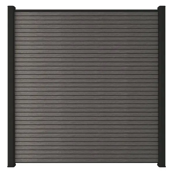 Tijdelijk Beschikbaar NewTechWood Co-extrusie composiet scherm Triple, 180 x 180 cm, Silver Gray.