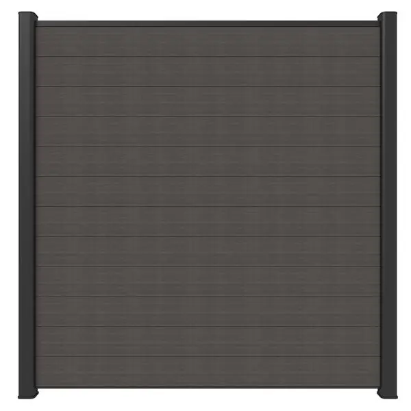 Uitverkoop NewTechWood Co-extrusie composiet scherm, 180 x 180 cm, Silver Gray.