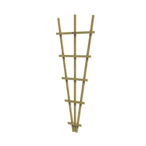Vuren V-trellis 27-75 x 189 cm, groen geïmpregneerd. Betaalbaar