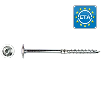 PFS flenskophoutschr.T30 Ø6×180 Zn Meest Verkocht