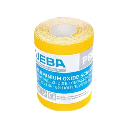 Alleen Vandaag Aluminium oxide rol 95mm x 5mtr P80