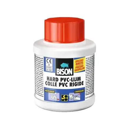 BISON HARD PVC LIJM 250ML Laatste Versie