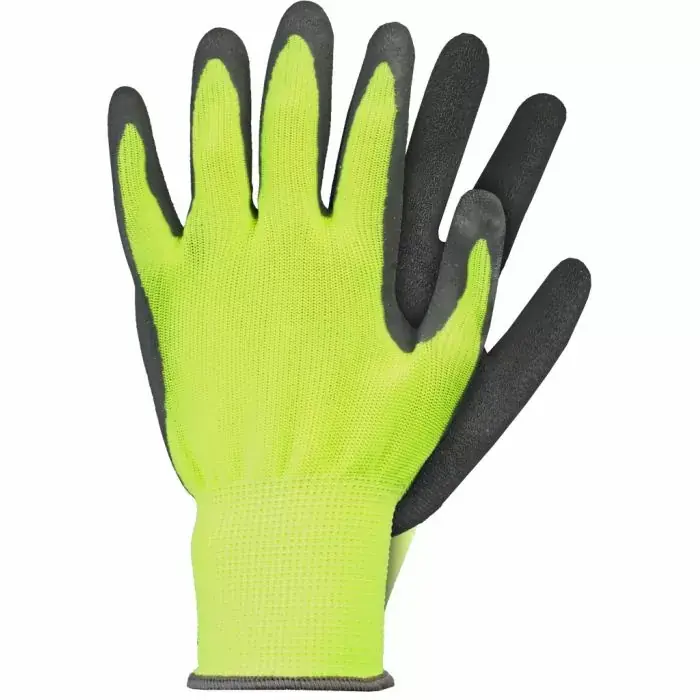 Werkhandschoenen maat xl latex geel Gereduceerde Prijs