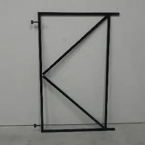 Verstelbaar poortframe zwart gepoedercoat 900x1550mm Rechtstreeks Van De Fabrikant