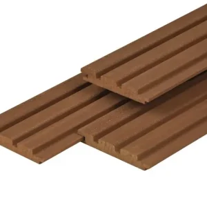 Thermoline ayous triple profiel 2,1 x 14,5 x 215 cm, thermisch gemodificeerd, geschaafd Koopje